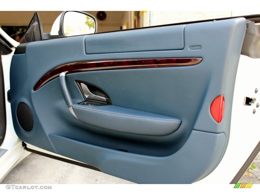 2008 Maserati GranTurismo Standard GranTurismo Model Blu Medio (Blue) Door Panel Photo #72595521