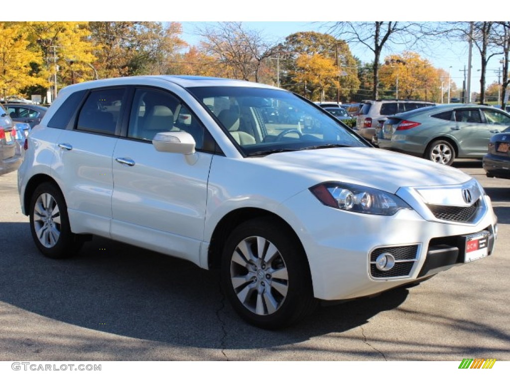 2010 RDX SH-AWD Technology - White Diamond Pearl / Taupe photo #3