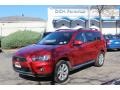 Rally Red Metallic 2010 Mitsubishi Outlander XLS 4WD