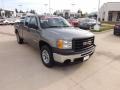 2009 Steel Gray Metallic GMC Sierra 1500 Work Truck Extended Cab 4x4  photo #7