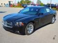 2013 Pitch Black Dodge Charger R/T Plus  photo #1