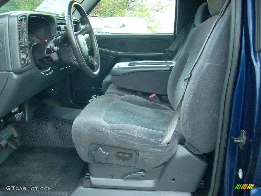 Graphite Interior 2002 Chevrolet Silverado 2500 LS Regular Cab 4x4 Photo #72598312
