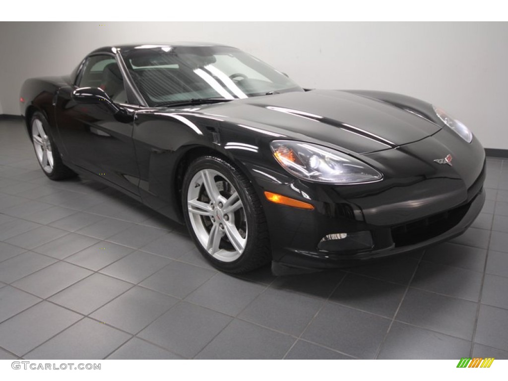 Black 2008 Chevrolet Corvette Coupe Exterior Photo #72599255