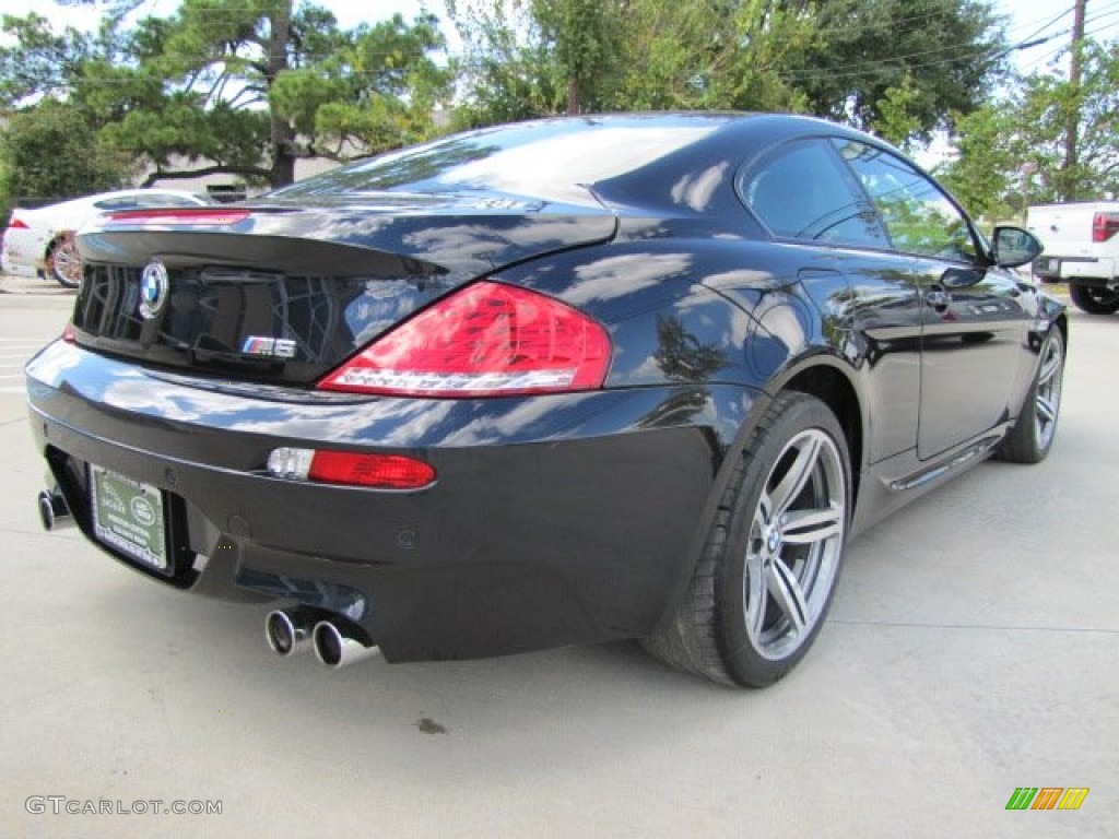 2010 M6 Coupe - Black Sapphire Metallic / Black photo #10