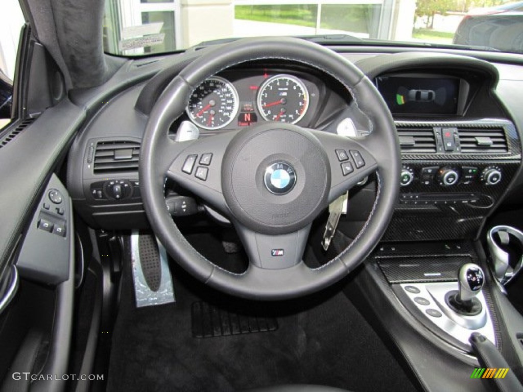 2010 M6 Coupe - Black Sapphire Metallic / Black photo #12