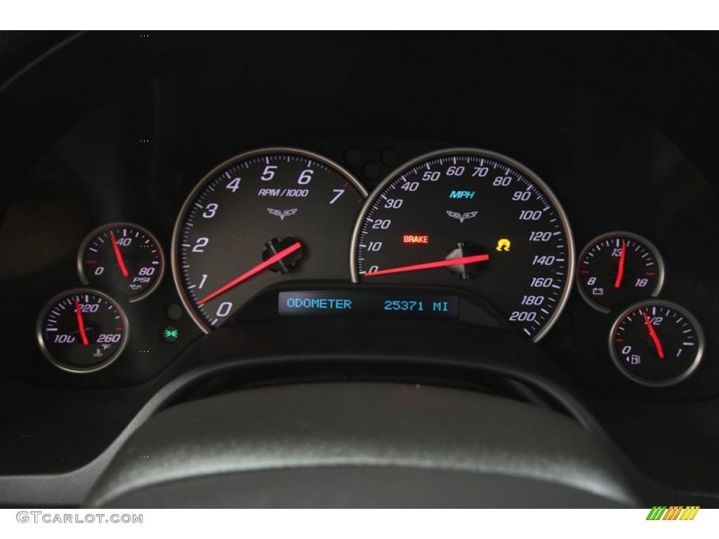 2008 Chevrolet Corvette Coupe Gauges Photo #72600071