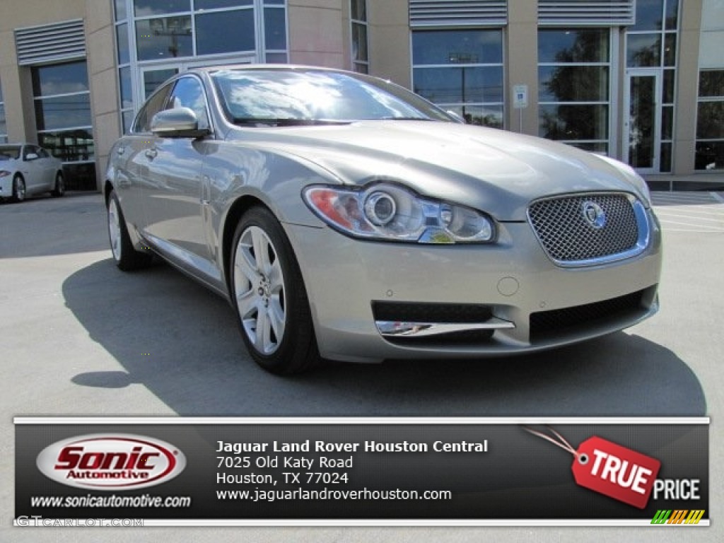 2010 XF Sport Sedan - Cashmere Gold Metallic / Barley photo #1
