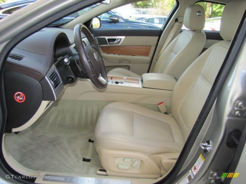 Barley Interior 2010 Jaguar XF Sport Sedan Photo #72602739