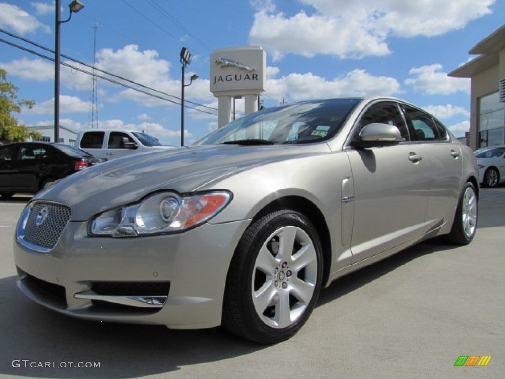 Cashmere Gold Metallic 2010 Jaguar XF Sport Sedan Exterior Photo #72602810