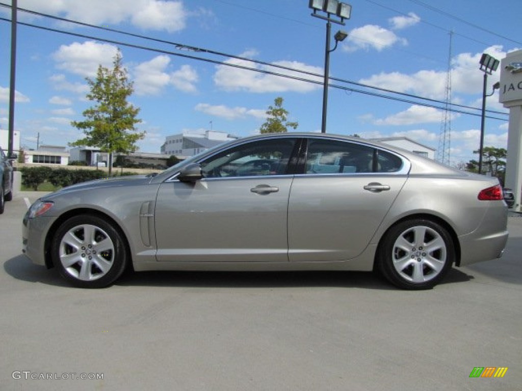 Cashmere Gold Metallic 2010 Jaguar XF Sport Sedan Exterior Photo #72602855