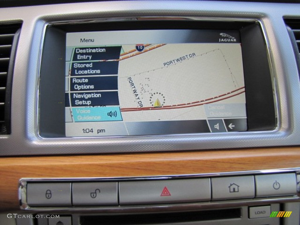 2010 Jaguar XF Sport Sedan Navigation Photo #72603114