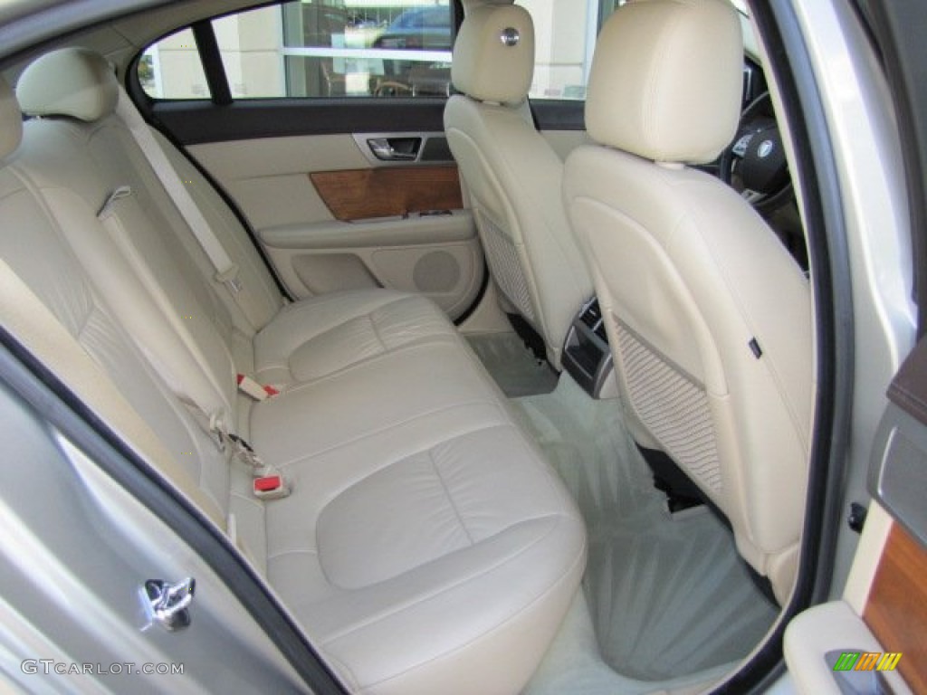 2010 Jaguar XF Sport Sedan Rear Seat Photo #72603218