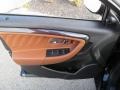 Charcoal Black/Umber Brown 2012 Ford Taurus SHO AWD Door Panel