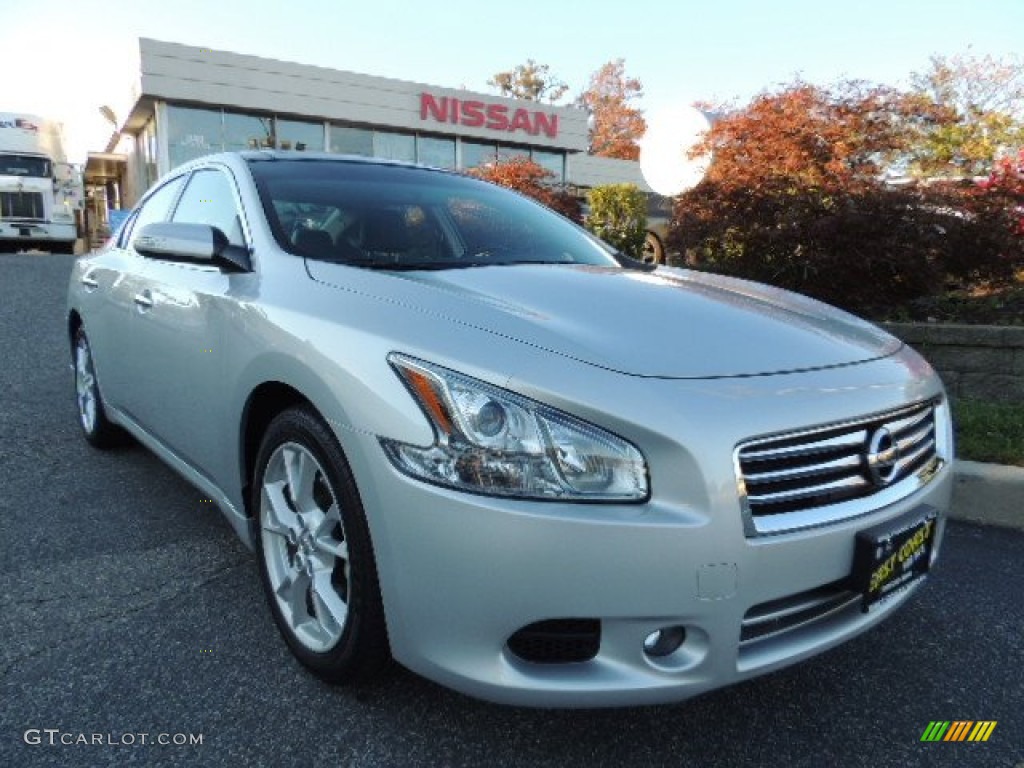 2012 Maxima 3.5 SV - Brilliant Silver / Charcoal photo #1