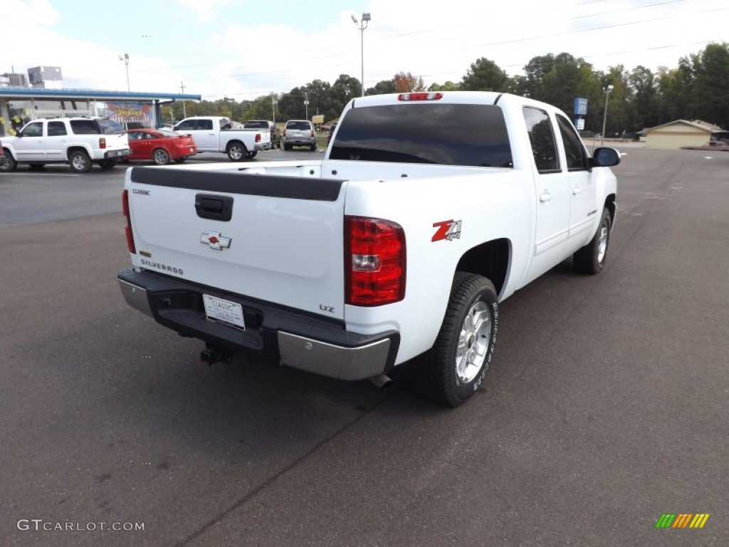 2009 Silverado 1500 LTZ Crew Cab 4x4 - Summit White / Light Cashmere photo #5