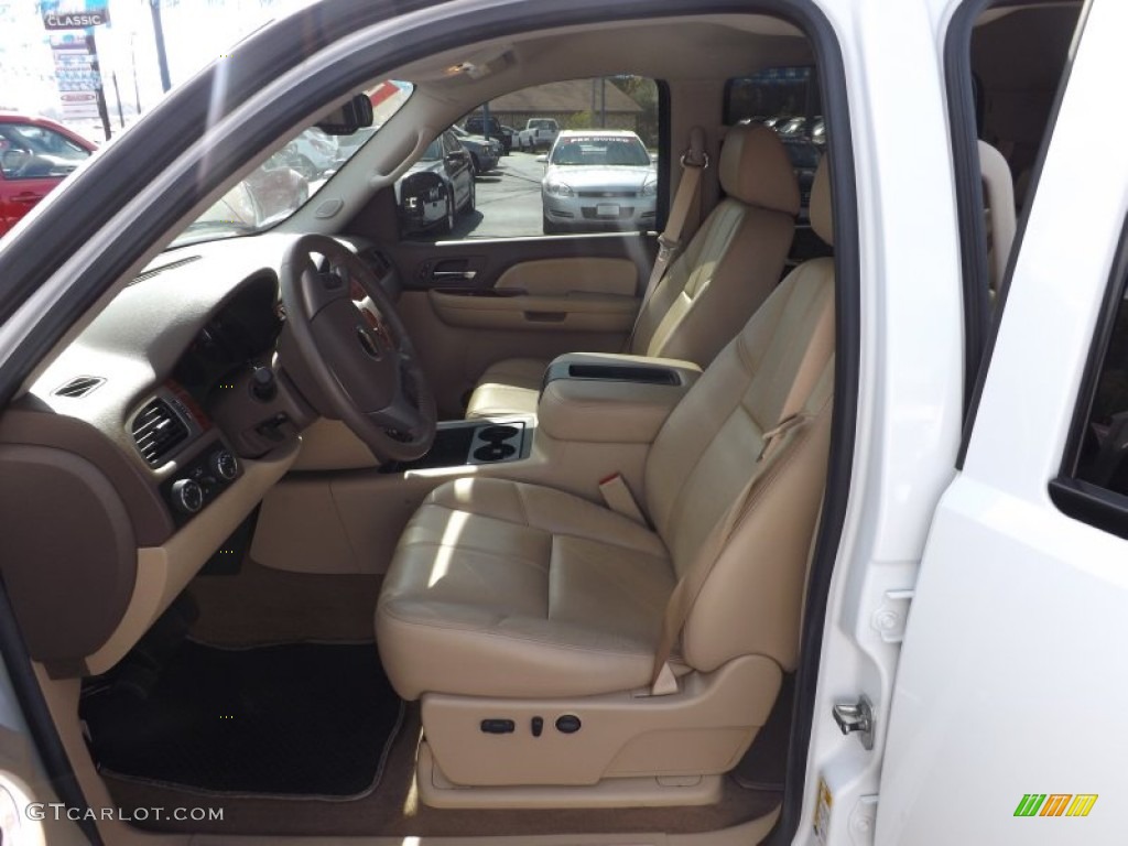 2009 Silverado 1500 LTZ Crew Cab 4x4 - Summit White / Light Cashmere photo #13