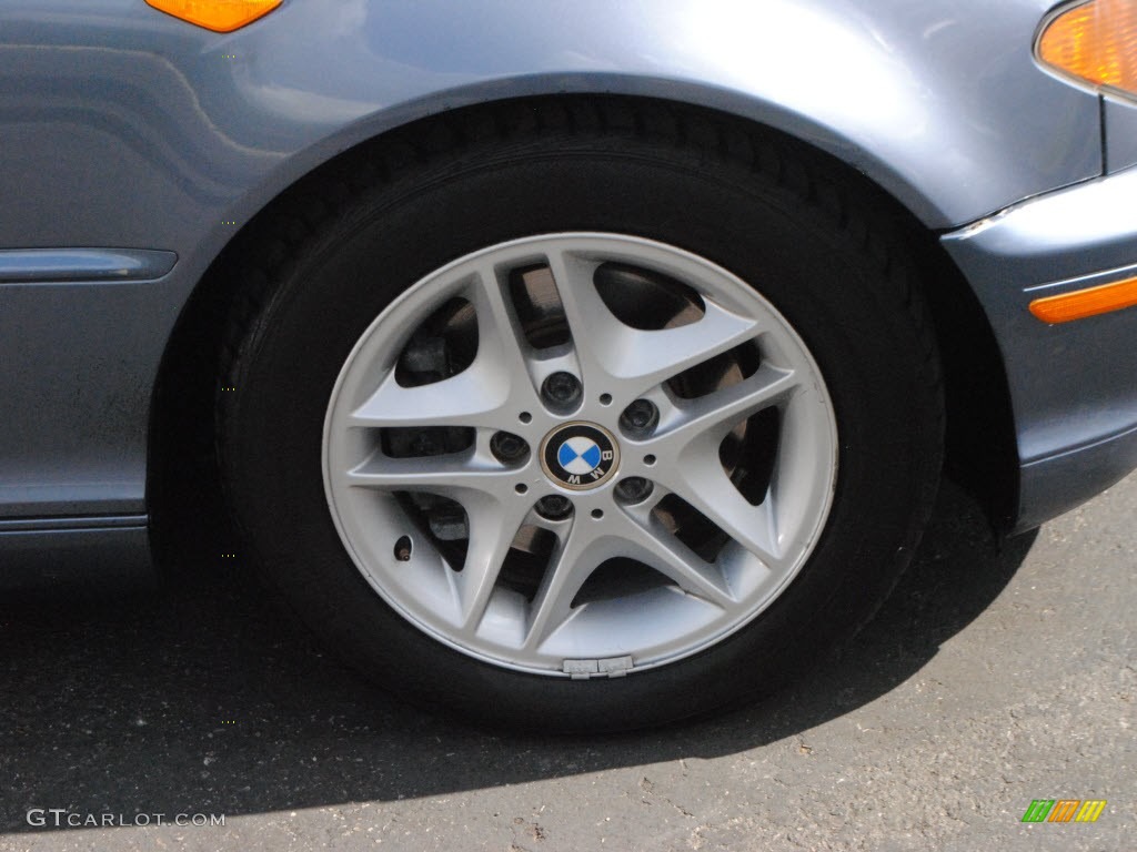 2004 3 Series 325i Convertible - Steel Blue Metallic / Grey photo #3