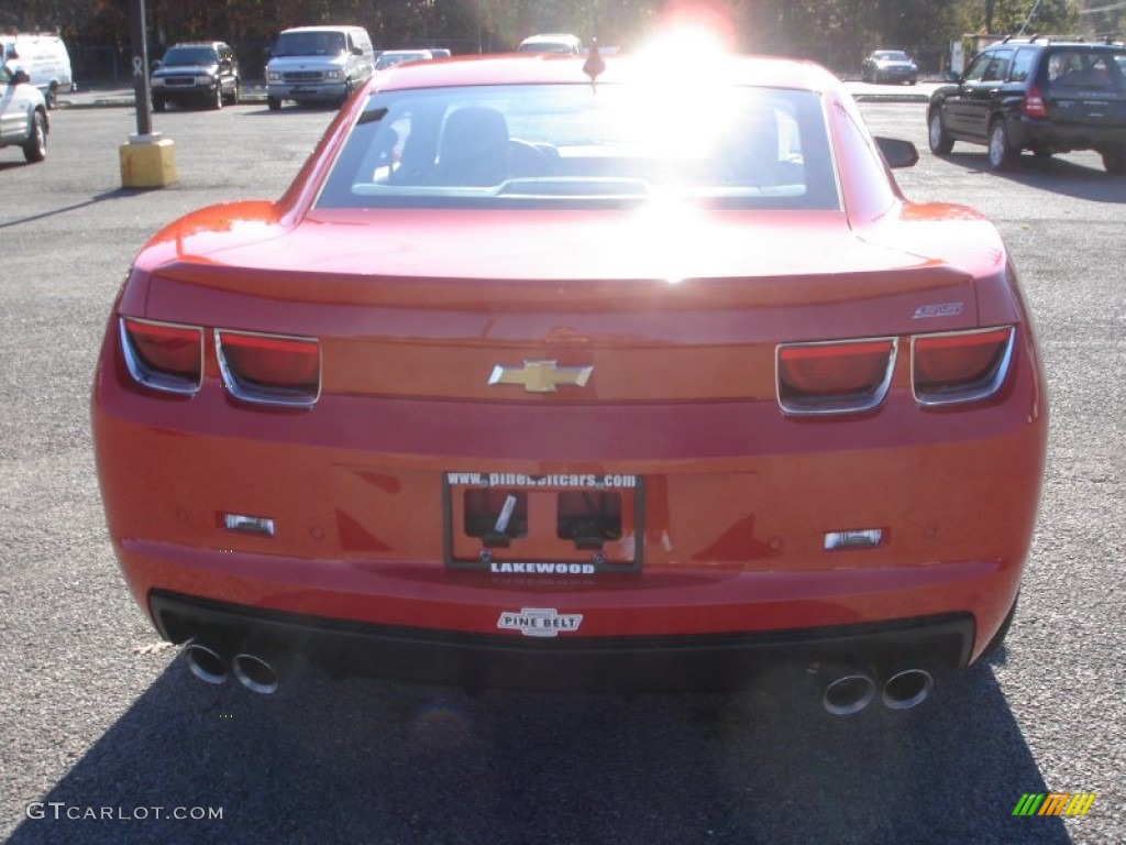 2013 Camaro SS/RS Coupe - Inferno Orange Metallic / Inferno Orange photo #5