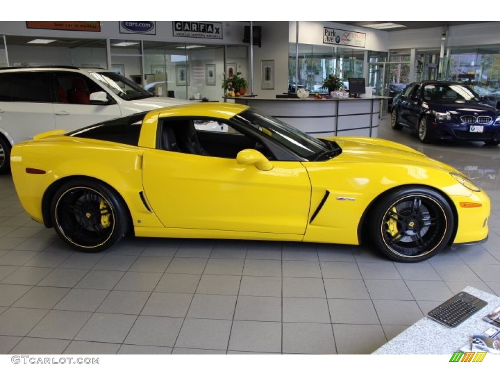 Velocity Yellow 2008 Chevrolet Corvette Z06 Exterior Photo #72607211