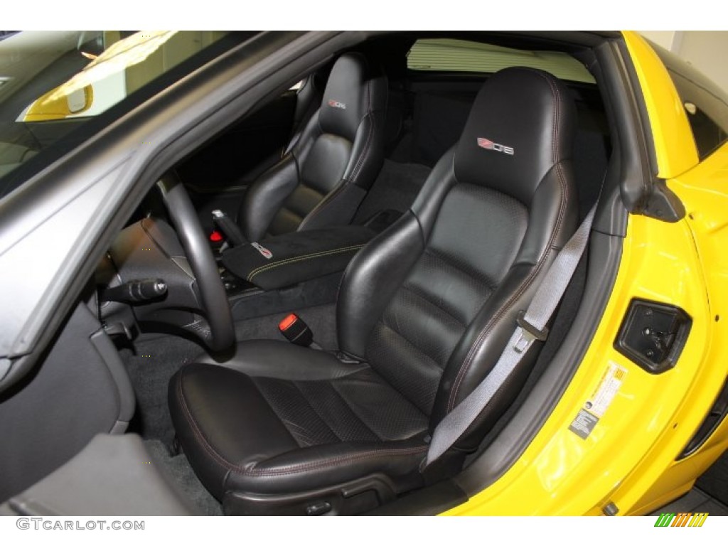 2008 Corvette Z06 - Velocity Yellow / Ebony photo #12