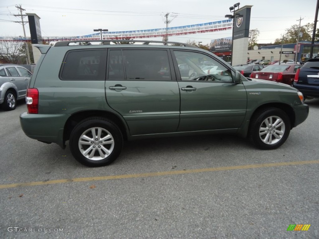 Oasis Green Pearl 2007 Toyota Highlander Hybrid Limited 4WD Exterior Photo #72607604