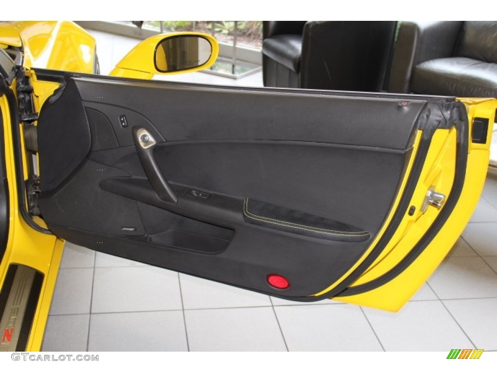 2008 Chevrolet Corvette Z06 Ebony Door Panel Photo #72607607