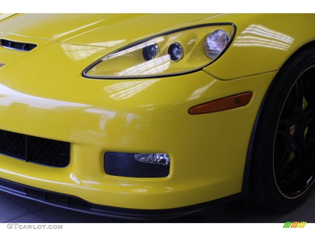 2008 Corvette Z06 - Velocity Yellow / Ebony photo #32