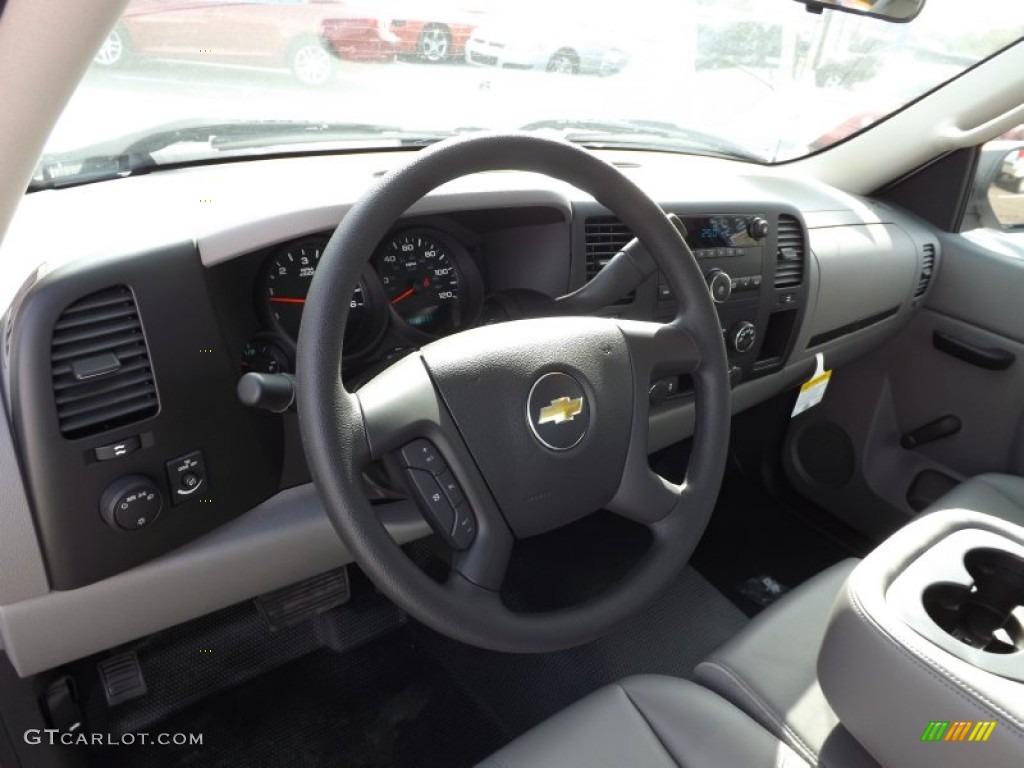 2013 Silverado 1500 Work Truck Regular Cab - Summit White / Dark Titanium photo #10