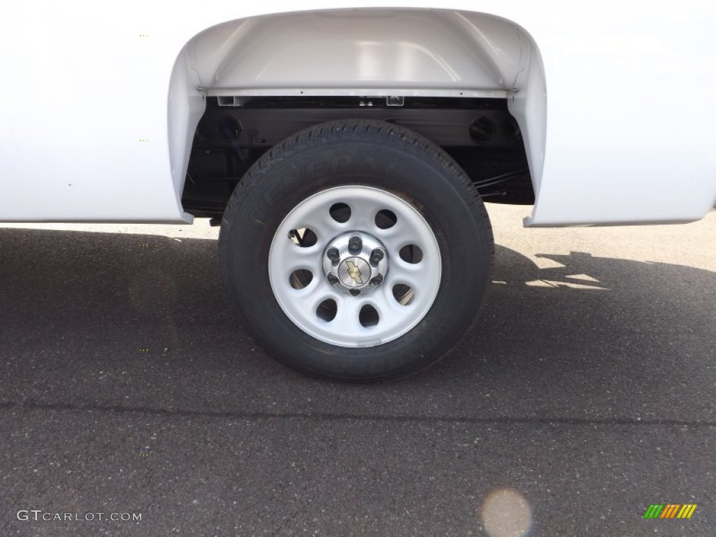 2013 Silverado 1500 Work Truck Regular Cab - Summit White / Dark Titanium photo #14