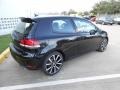 2013 Deep Black Pearl Metallic Volkswagen GTI 2 Door Autobahn Edition  photo #7
