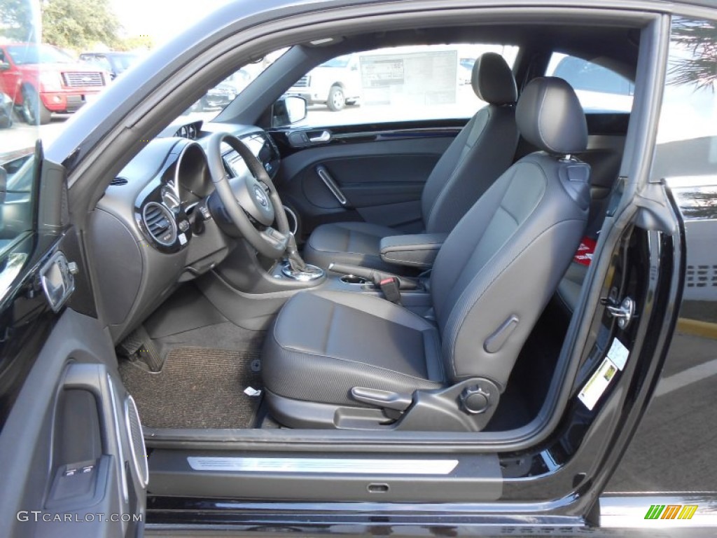 Titan Black Interior 2013 Volkswagen Beetle TDI Photo #72608969