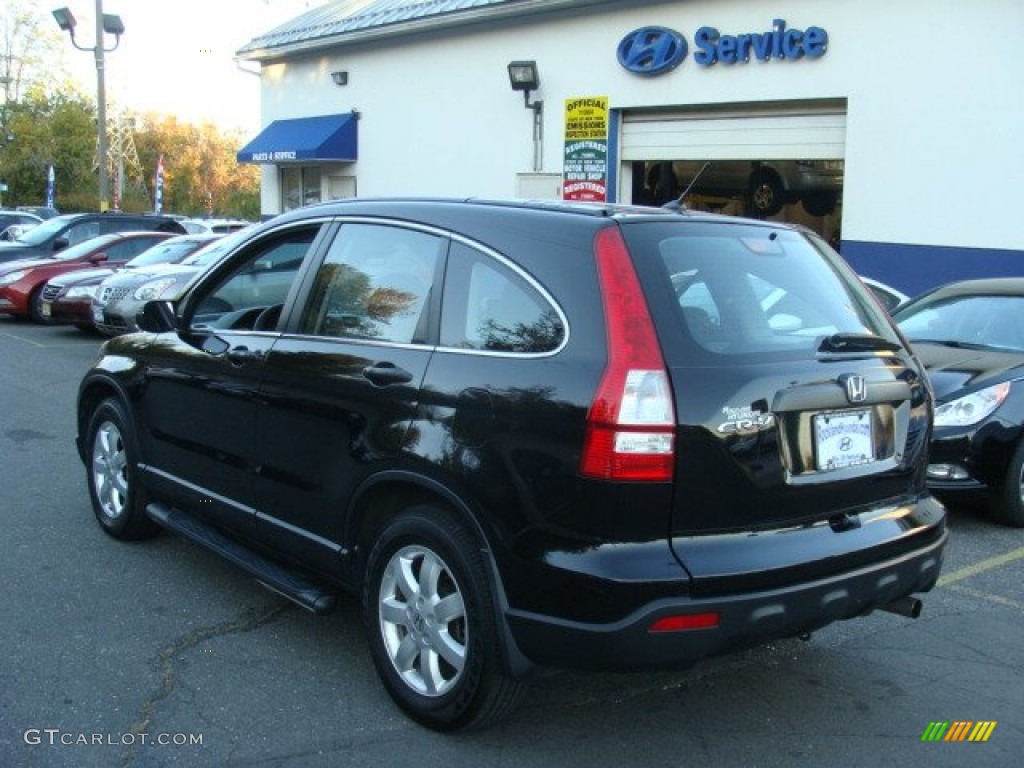 2009 CR-V LX 4WD - Crystal Black Pearl / Black photo #6