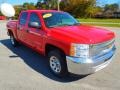 2012 Victory Red Chevrolet Silverado 1500 LT Crew Cab  photo #2