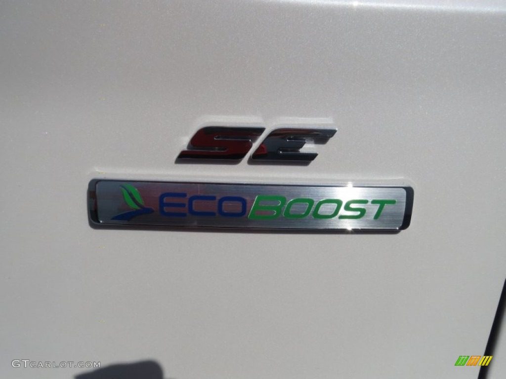 2013 Escape SE 1.6L EcoBoost - White Platinum Metallic Tri-Coat / Charcoal Black photo #13