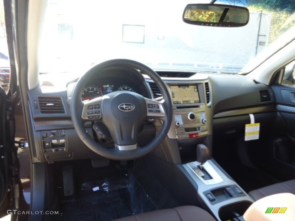 2013 Outback 2.5i Limited - Brilliant Brown Pearl / Saddle Brown photo #12