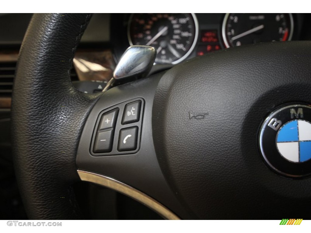 2009 3 Series 335i Coupe - Jet Black / Black photo #24