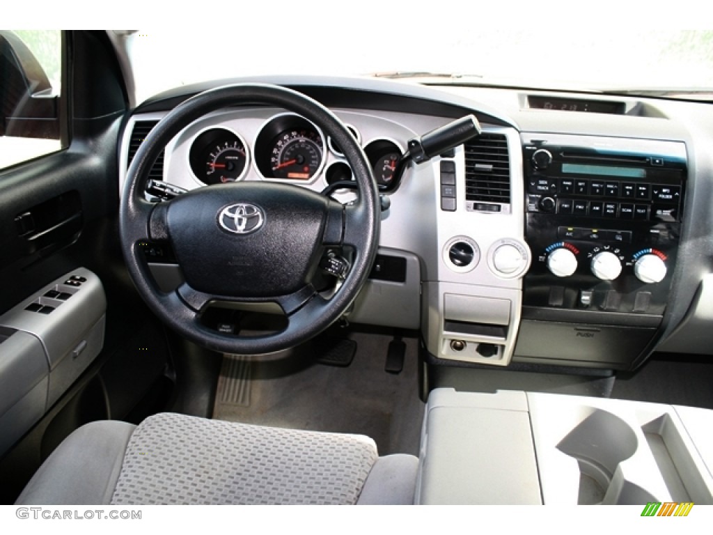 2007 Toyota Tundra SR5 Double Cab 4x4 Graphite Gray Dashboard Photo #72616568