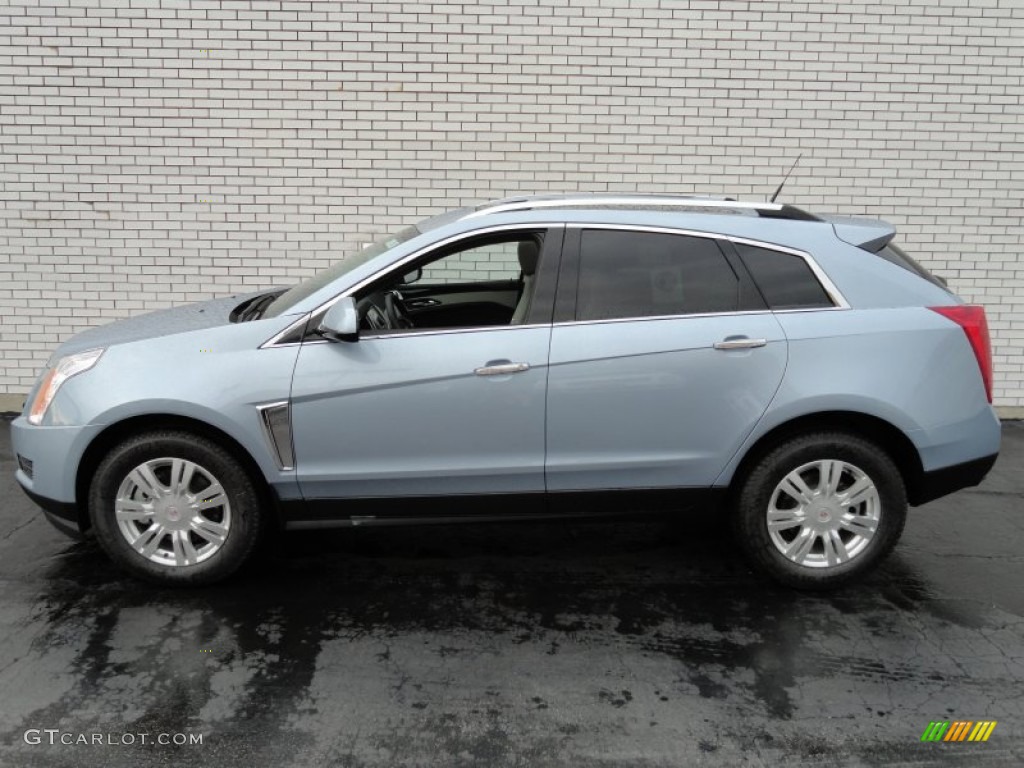 2013 SRX Luxury AWD - Glacier Blue Metallic / Light Titanium/Ebony photo #7