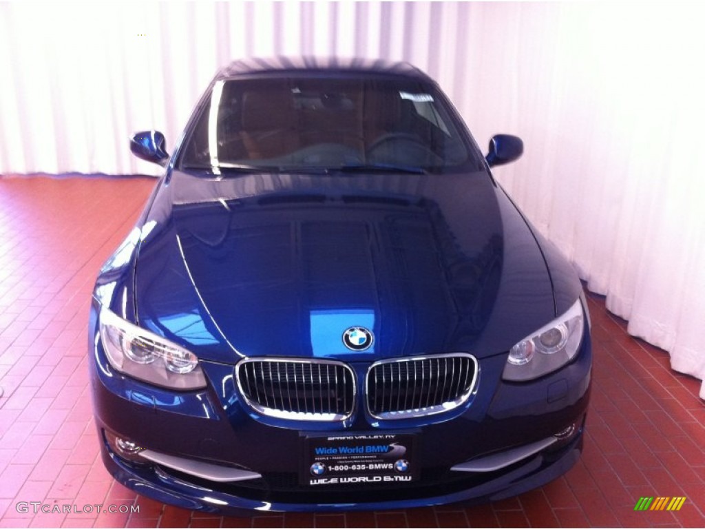 2013 3 Series 328i Convertible - Deep Sea Blue Metallic / Saddle Brown photo #2