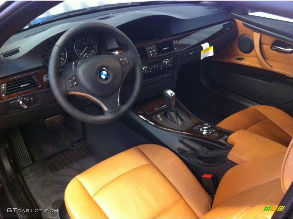 Saddle Brown Interior 2013 BMW 3 Series 328i Convertible Photo #72617387
