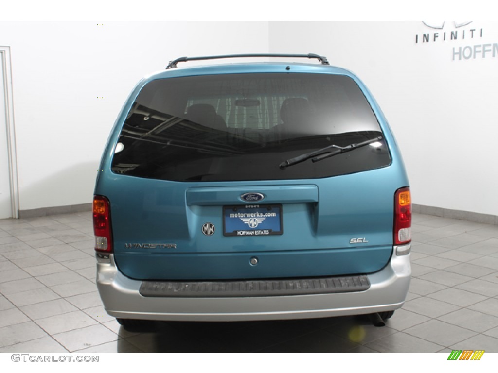 2003 Windstar SEL - Light Sapphire Blue Metallic / Medium Graphite photo #4