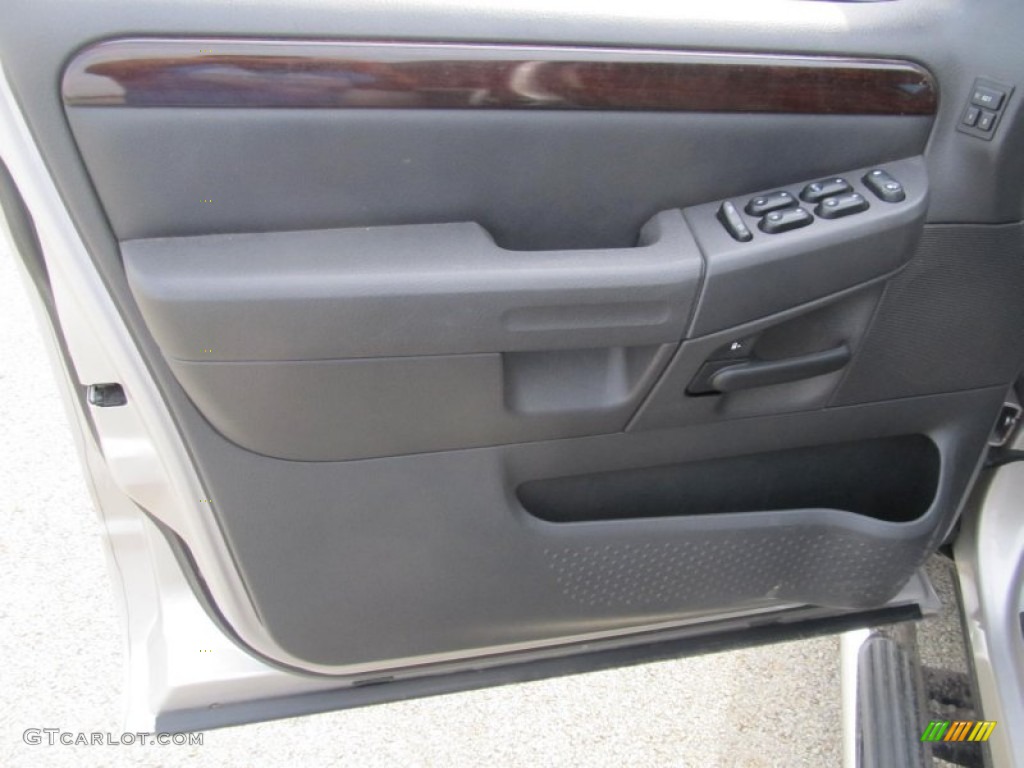 2005 Ford Explorer Limited 4x4 Midnight Grey Door Panel Photo #72617708