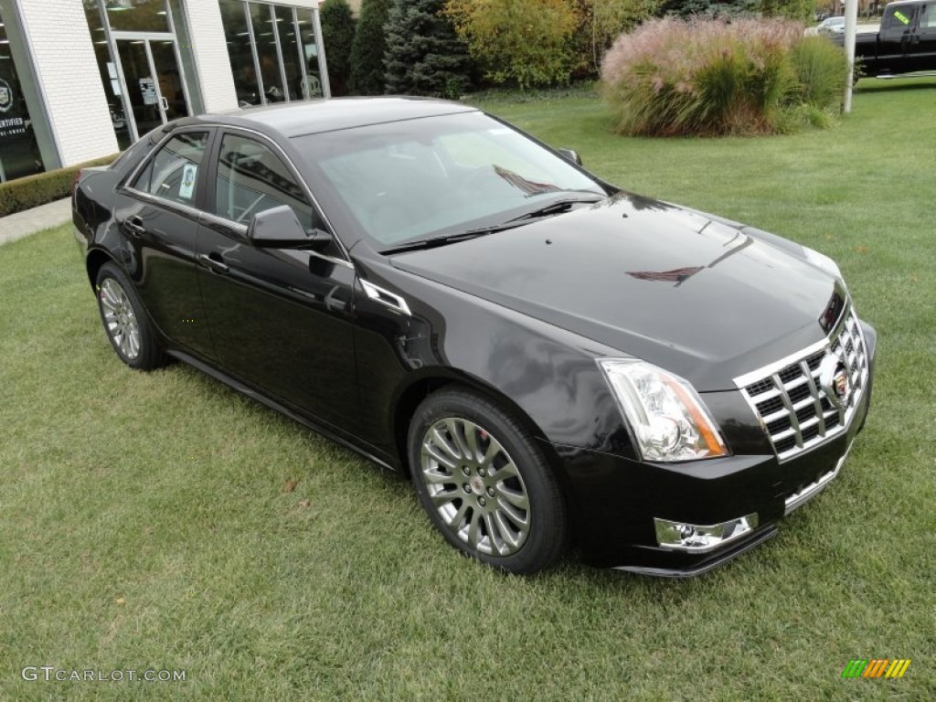 Black Diamond Tricoat 2013 Cadillac CTS 3.6 Sedan Exterior Photo #72617990
