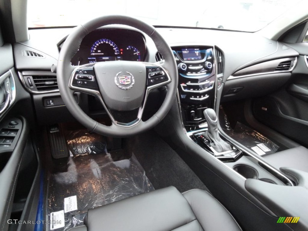 2013 Cadillac ATS 2.5L Jet Black/Jet Black Accents Dashboard Photo #72618699