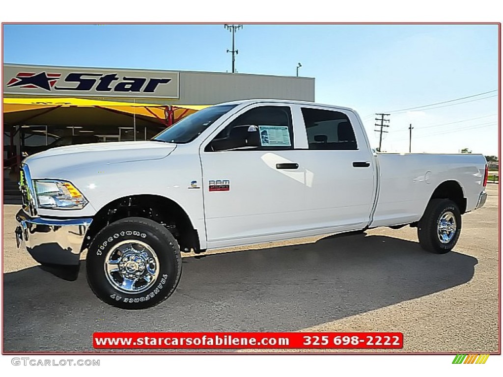 2012 Ram 2500 HD ST Crew Cab 4x4 - Bright White / Dark Slate/Medium Graystone photo #1