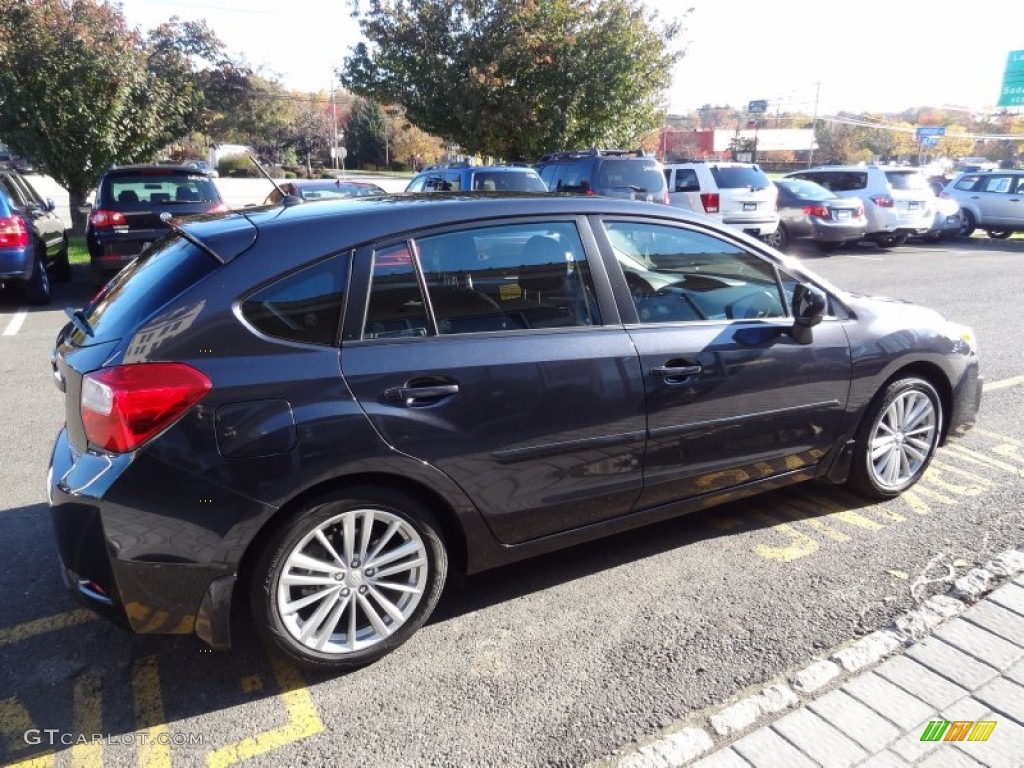 2012 Impreza 2.0i Premium 5 Door - Dark Gray Metallic / Black photo #8