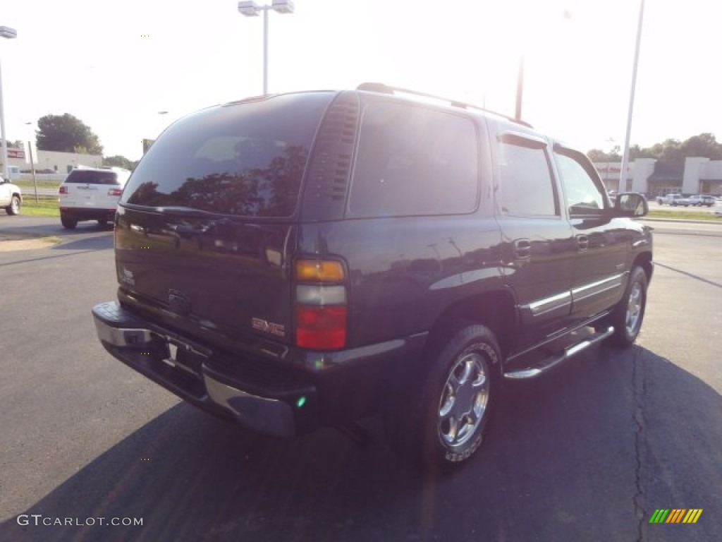 2004 Yukon SLE 4x4 - Carbon Metallic / Neutral/Shale photo #5