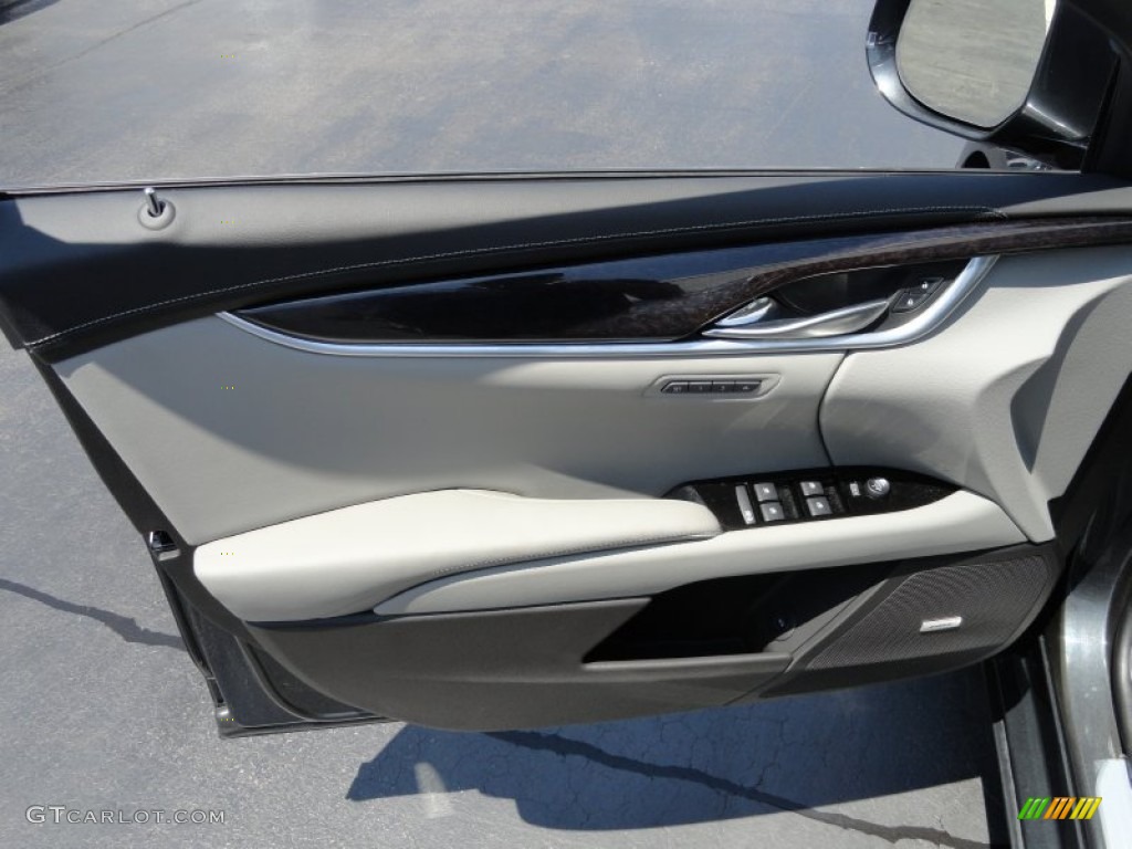 2013 Cadillac XTS Luxury AWD Medium Titanium/Jet Black Door Panel Photo #72620350