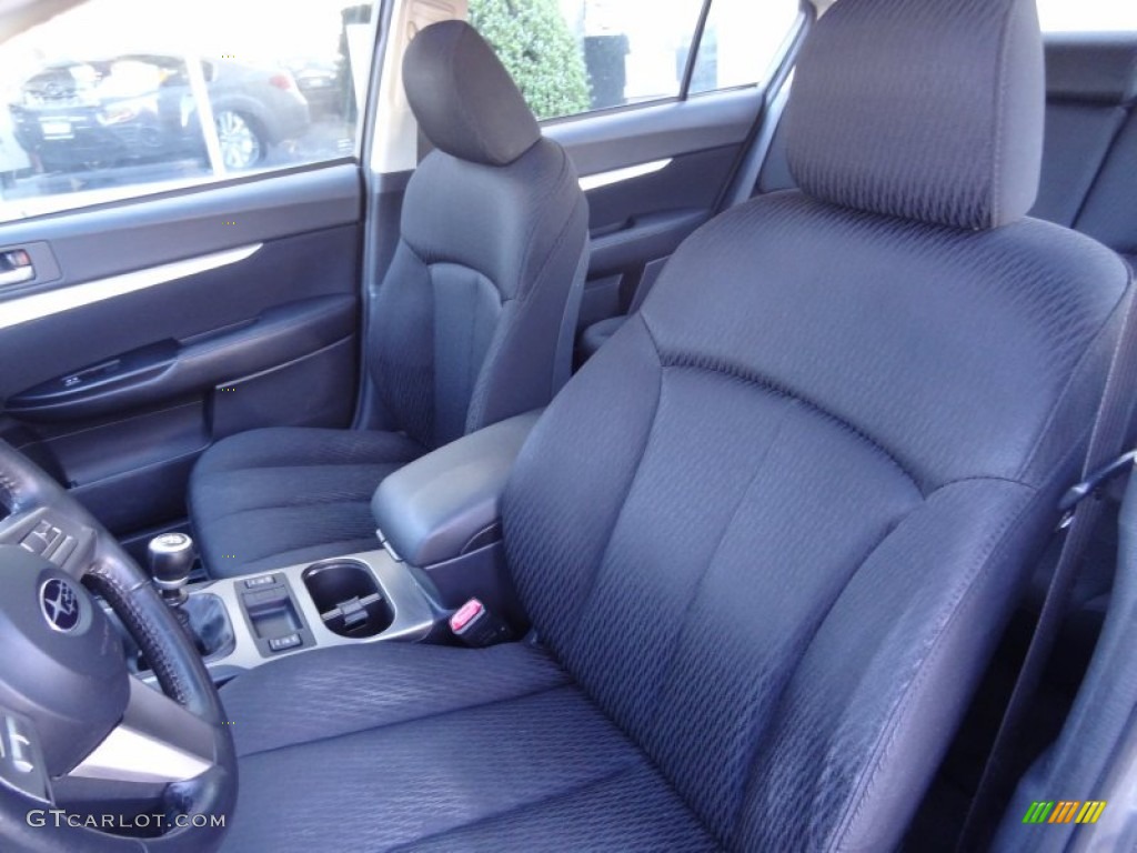 Off Black Interior 2010 Subaru Legacy 2.5i Premium Sedan Photo #72622391