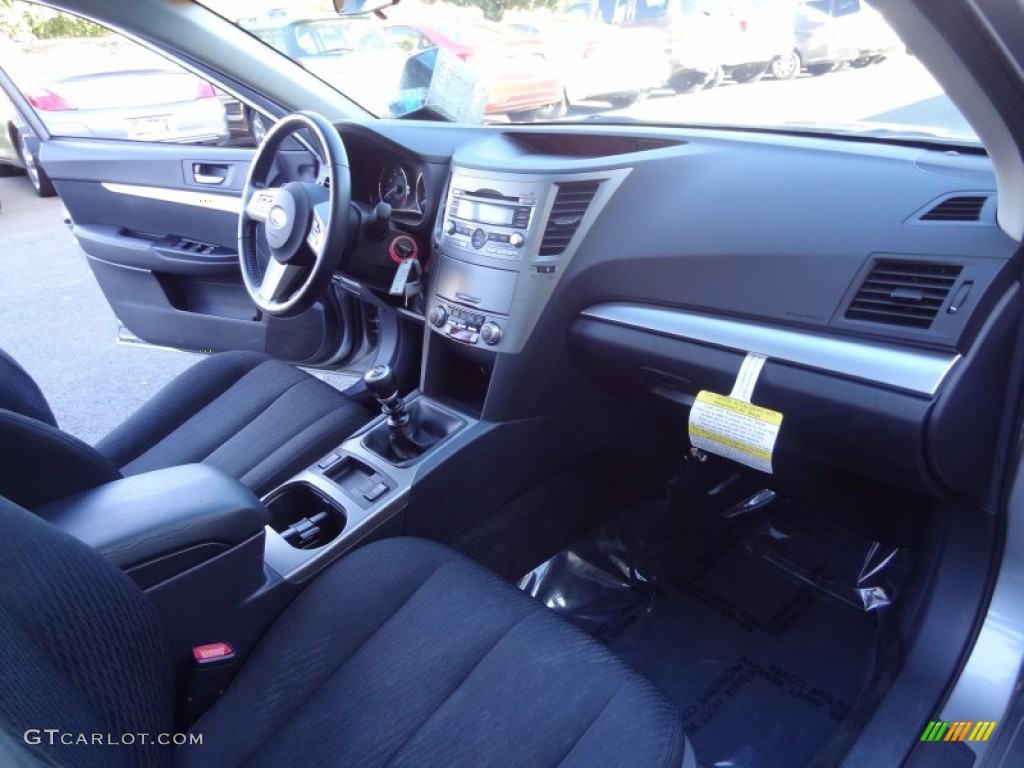2010 Subaru Legacy 2.5i Premium Sedan Off Black Dashboard Photo #72622499